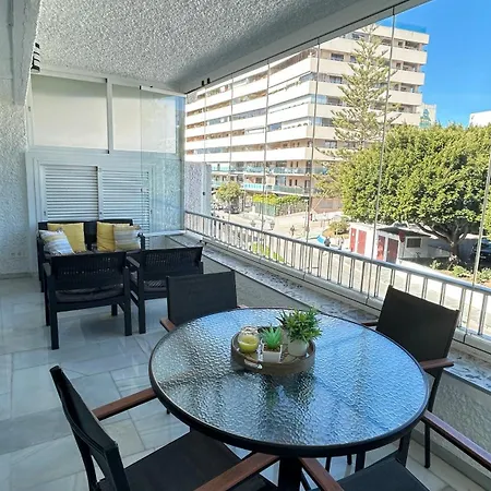 Centrico En Segunda Linea De Playa, Parking, Wifi 609 *